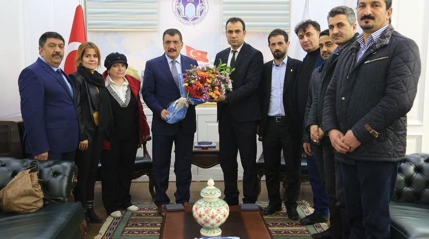 Başkan G&uuml;rkan&rsquo;dan Toptaş&rsquo;a &Ouml;vg&uuml;