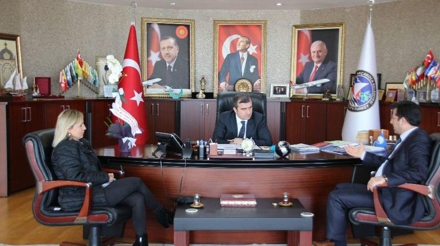 Okul Aile Birliği Yönetimi Başkan Yemenici’yi Ziyaret Etti