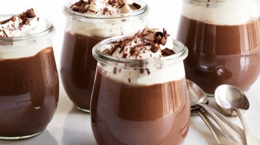 Çikolatalı Gofretli Puding