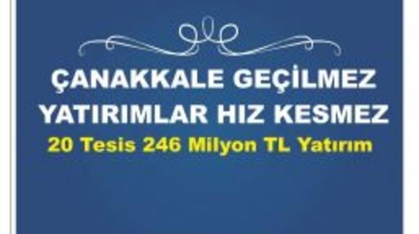 &Ccedil;anakkale 6 Yeni Baraja Daha Kavuşacak