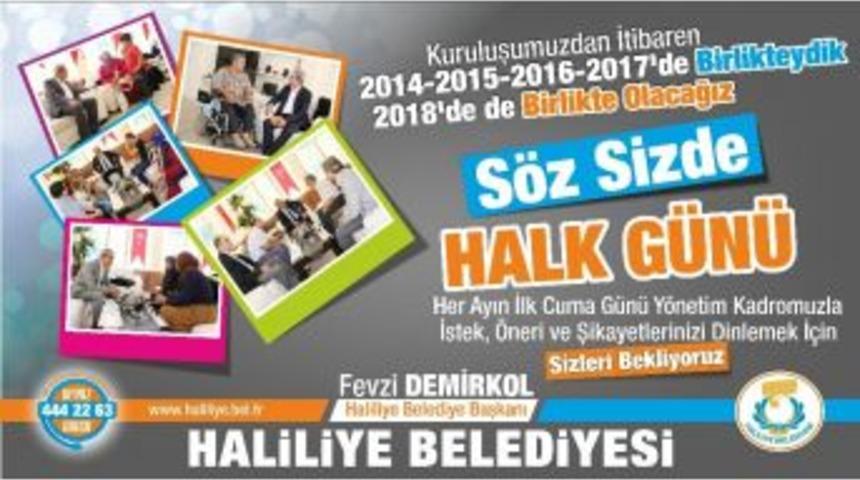 Haliliye&rsquo;de Halk G&uuml;n&uuml; 6 Temmuz&rsquo;da