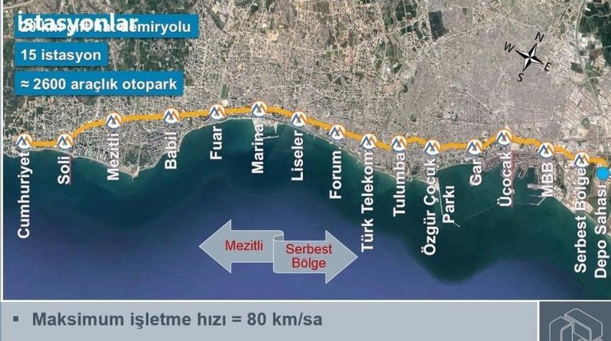 Mersin&rsquo;e Metro Geliyor