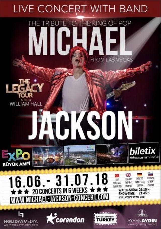 Michael Jackson Şarkıları, Las Vegas Rüzgarıyla Antalya’da Esecek