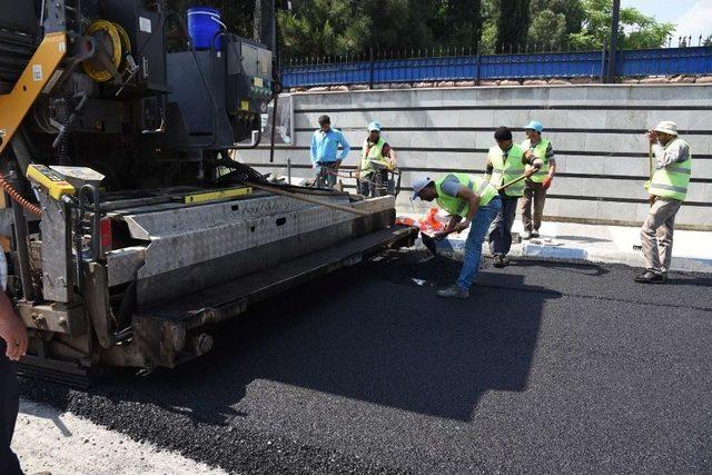 Moris Şinasi Kavşağında Da Asfalt Çalışması Başladı