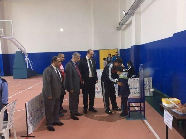 Sportif Yetenek Taraması Ve Spora Yönlendirme Projesi Başladı