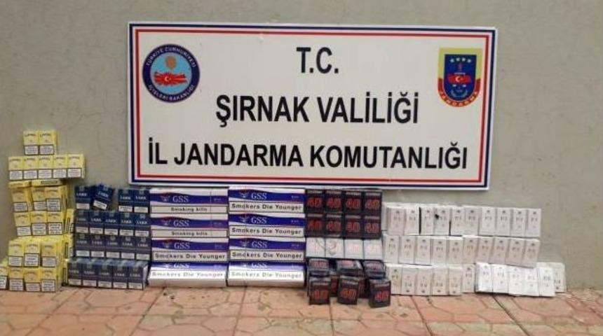 Şırnak&rsquo;ta 3 Bin 350 Paket Ka&ccedil;ak Sigara Ele Ge&ccedil;irildi