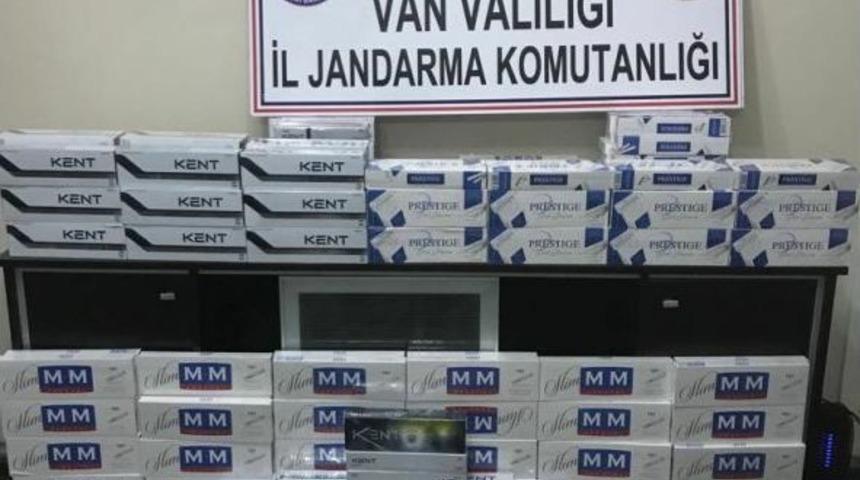 Jandarma, 11 Bin 821 Paket Ka&ccedil;ak Sigara Ele Ge&ccedil;irildi