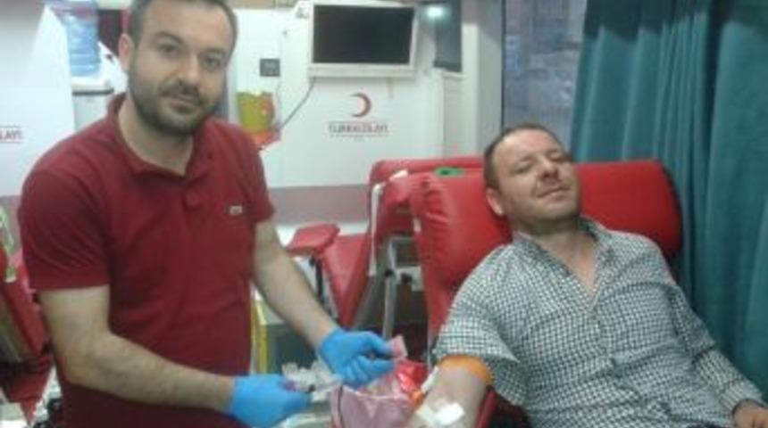 Malkaralı Vatandaşlardan Kan Bağışına Destek