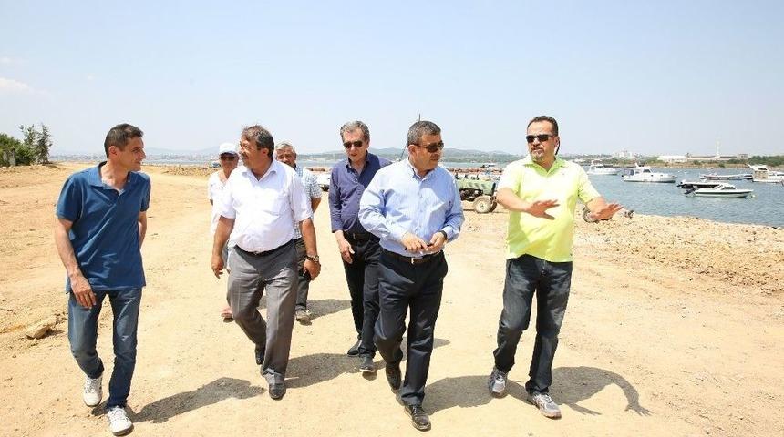 Darıca Balyanoz Koyunda Çalışmalar Devam Ediyor