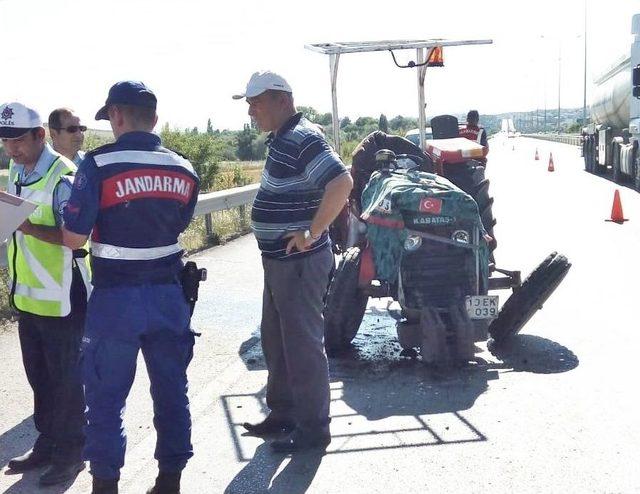 Sungurlu’da Traktörler Çarpıştı: 3 Yaralı