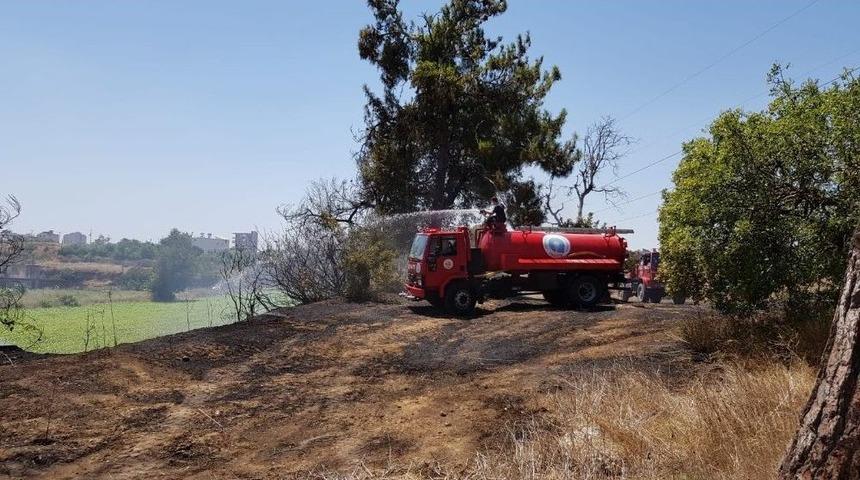 Manavgat&rsquo;ta &Ccedil;ocukların Oyunu Yangına Sebep Oldu