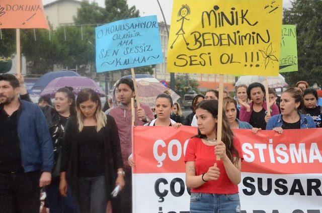 Ordu’da ‘çocuk İstismarına Hayır’ Yürüyüşü