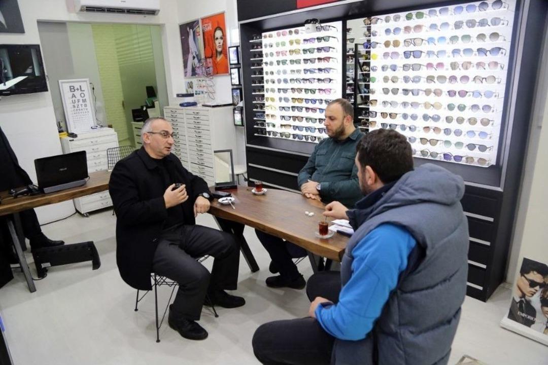 Başkan Yılmazer&rsquo;den Esnaf Ziyareti