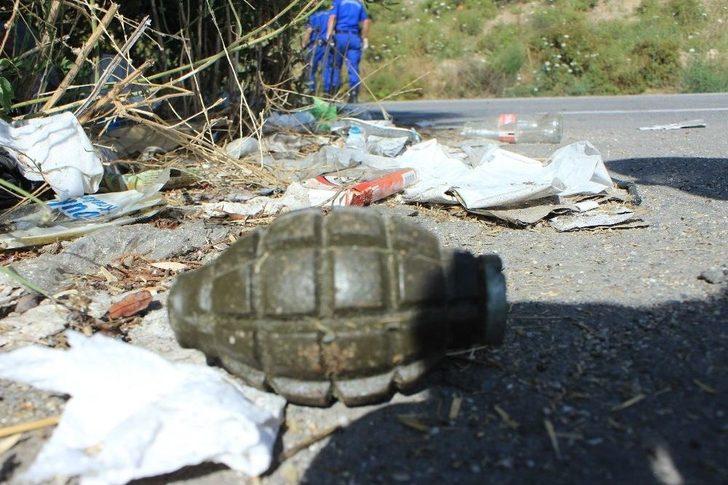 Tır Parkında Patlamamış El Bombası Bulundu G2