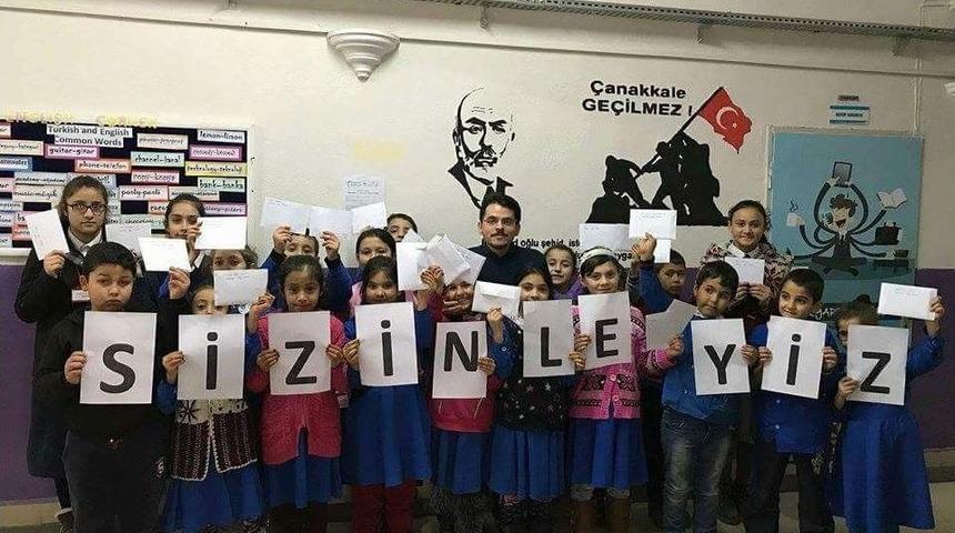 Afrin&rsquo;de G&ouml;rev Yapan Mehmet&ccedil;iklerden &Ouml;ğrencilere Mektup