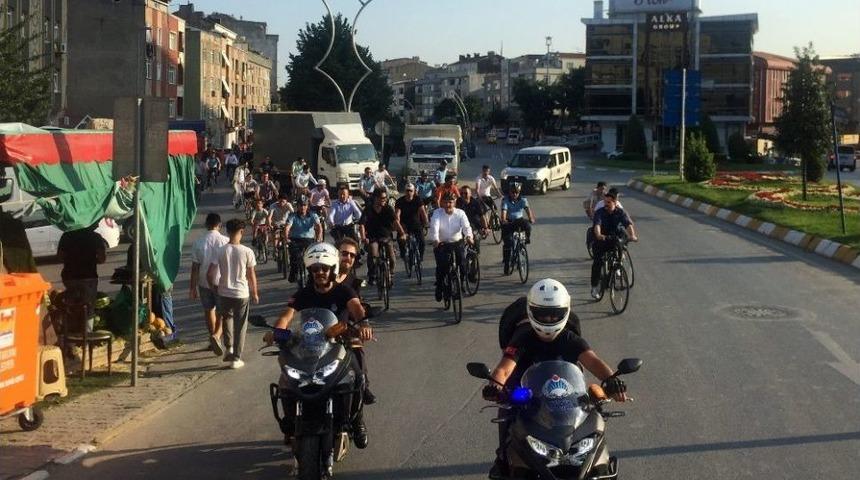 Başkan Aydın 500 Bisikletliyle Birlikte Pedal Çevirdi