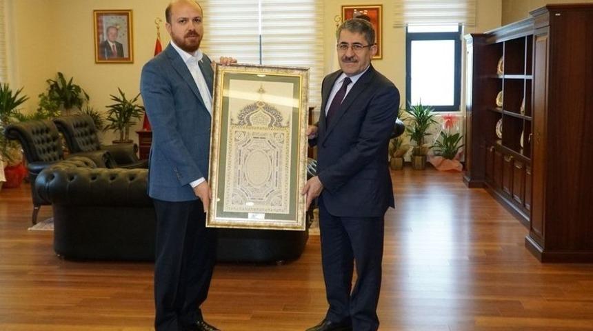 Bilal Erdoğan&rsquo;dan Rekt&ouml;r Prof. Dr. Suat Cebeci&rsquo;ye Ziyaret