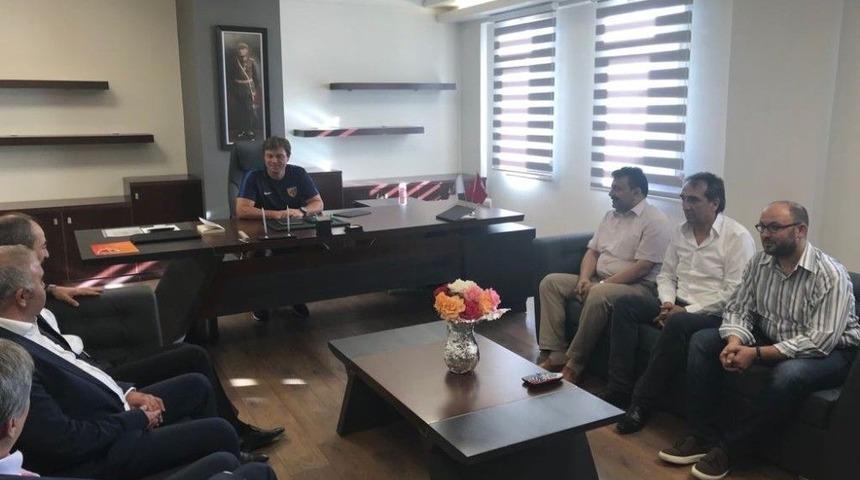 Lokantacılar Ve Pastacılar Odasından Kayserispor&rsquo;a Ziyaret