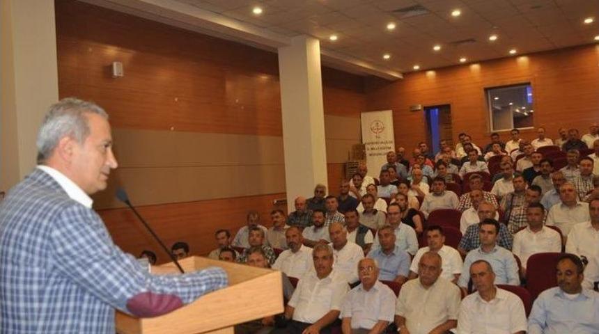 İl Milli Eğitim M&uuml;d&uuml;r&uuml; Ekinci, Personelle Tanıştı