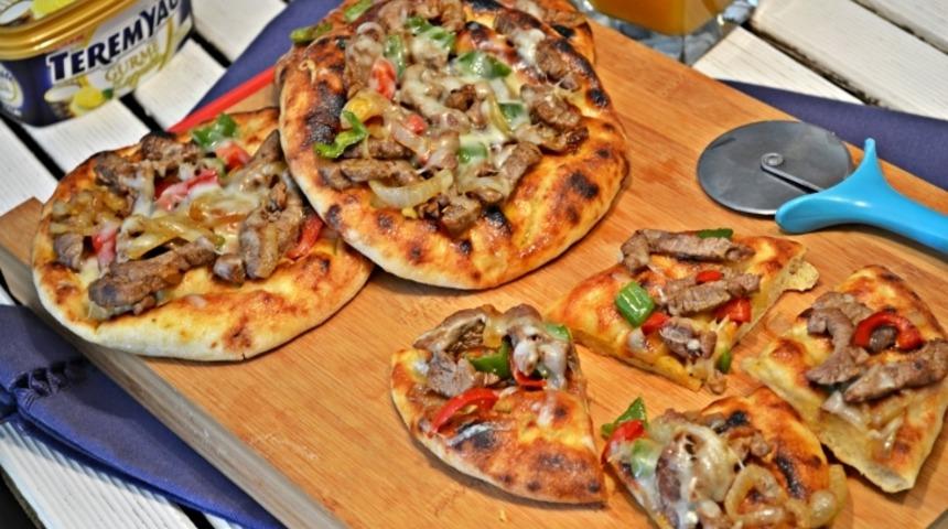 Kolay Biftekli Pizza