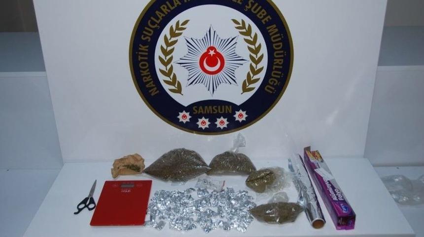 Samsun&rsquo;da Uyuşturucu Operasyonu