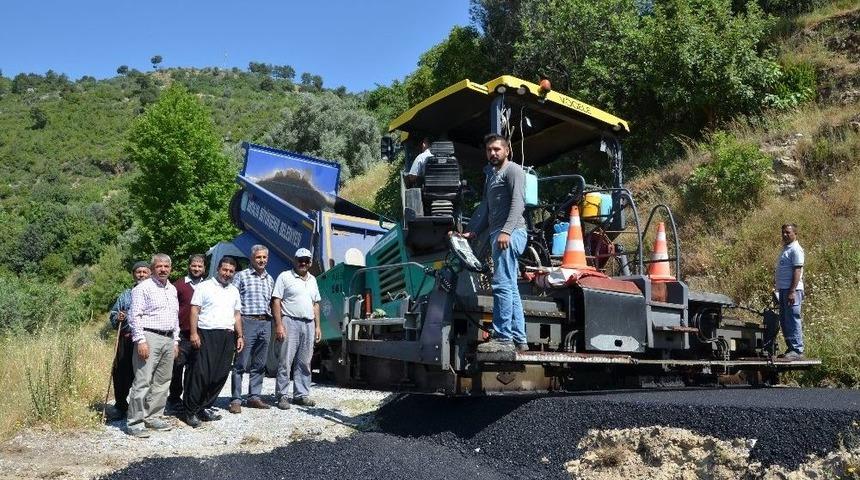 Alanya Kırsalına Sıcak Asfalt