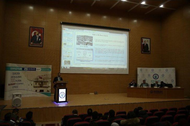 Bayburt’ta İşgalden Kurtuluşunun 100. Yılı Anısına Düzenlenen Sempozyum Sona Erdi G5