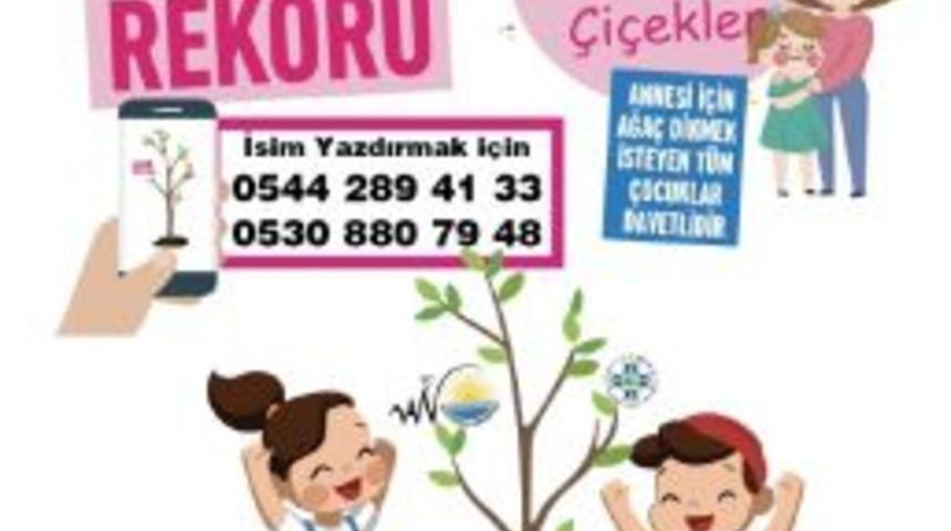 Van&rsquo;da &ldquo;en &Ccedil;ok &Ccedil;ocukla Anneler İ&ccedil;in Ağa&ccedil; Dikme Rekoru&rsquo;&rsquo;