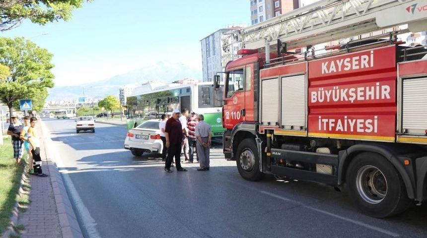 Kayseri&rsquo;de Kaza: 2 Yaralı