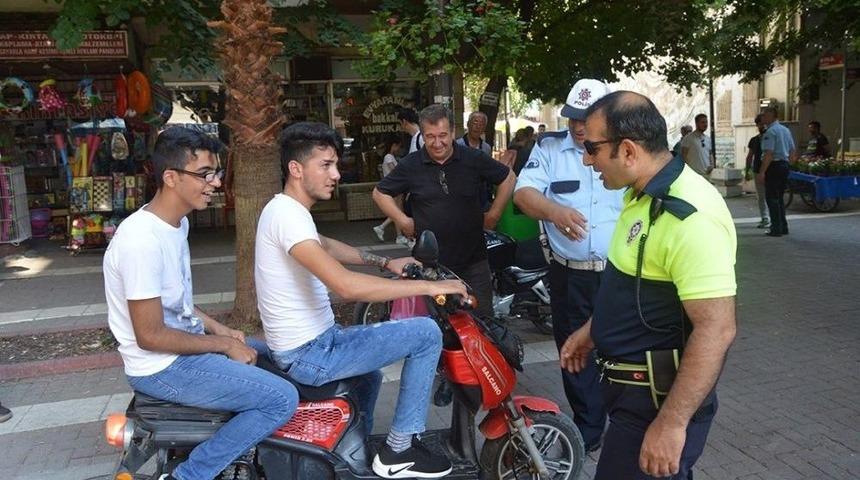 Erdek&rsquo;te Motosikletlere Denetim