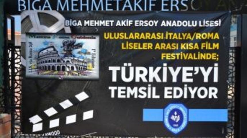 Biga Mae Anadolu Lisesi Guidonia Uluslararası Film Festivaline Katılıyor