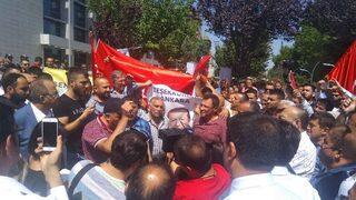 Başkent’te Dolmuşçuların Protestosunda Gerginlik