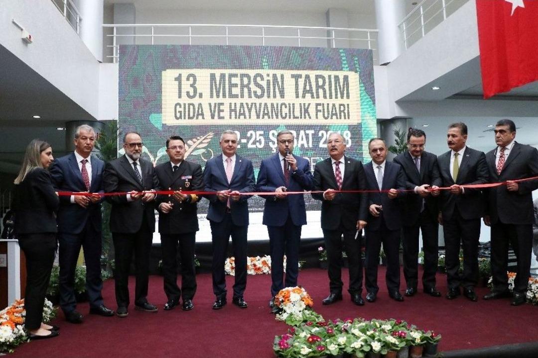 13. Mersin Tarım, Gıda Ve Hayvancılık Fuarı A&ccedil;ıldı