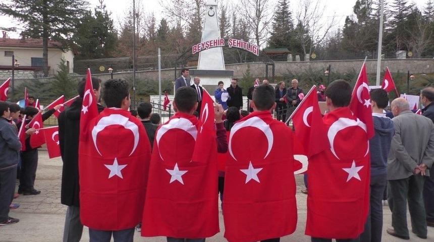 Beyşehir&rsquo;de &ldquo;vatan Sevgisi, Şehitlere Saygı Ve Dua&rdquo; Etkinliği