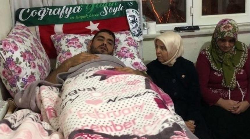 Ak Parti Milletvekili Erdoğan&rsquo;dan Gazi &Ccedil;etin&rsquo;e Ziyaret