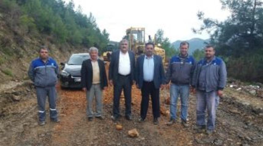 Manavgat Yaylaalan Yolu Asfalta Hazırlanıyor