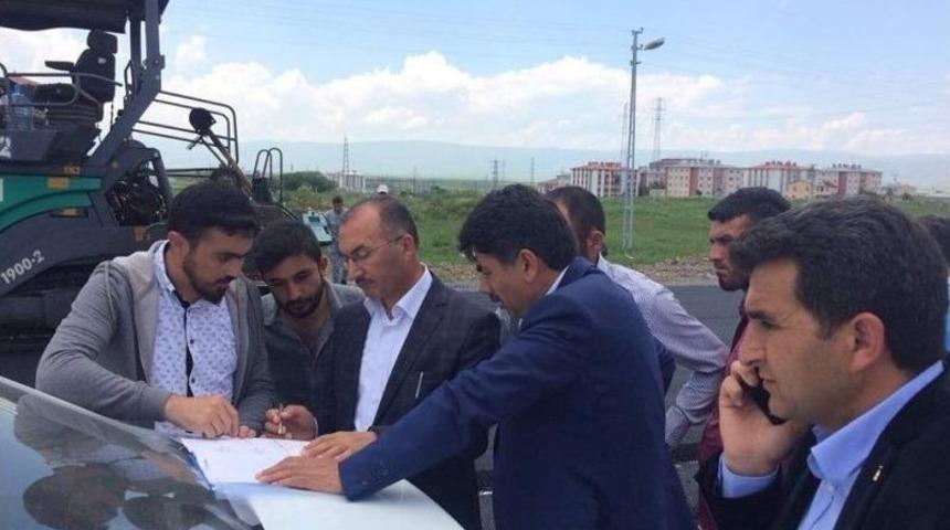 Ardahan&rsquo;da Sıcak Asfalt &Ccedil;alışmaları S&uuml;r&uuml;yor
