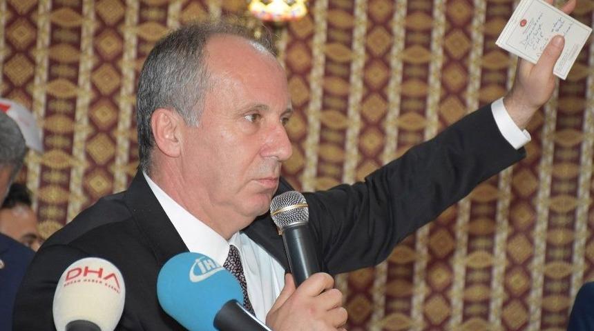 Chp&rsquo;li İnce&rsquo;den Parti Genel Başkanlarına İstifa &Ouml;nerisi