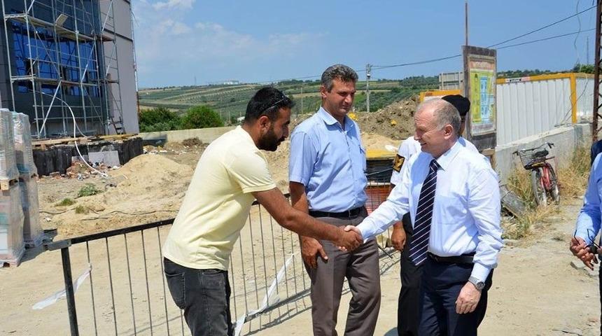Tekirdağ Valisi Şarköy’de Yatırımları İnceledi