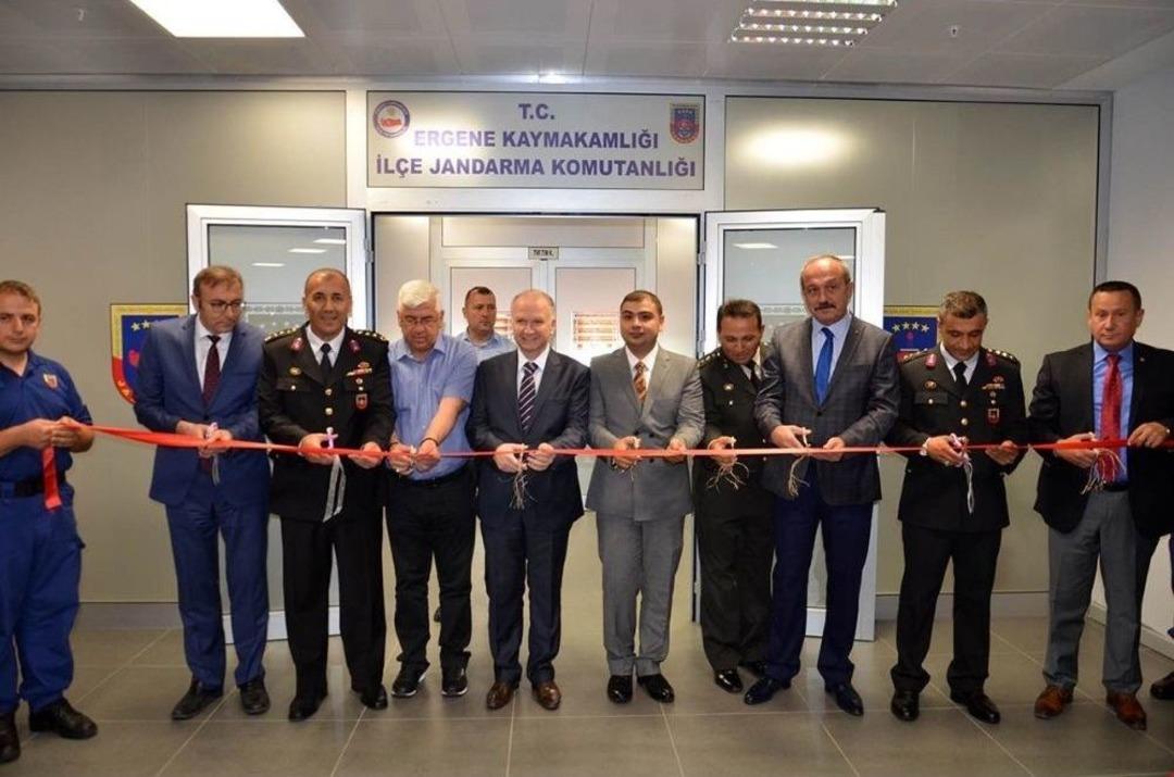 Ergene İl&ccedil;e Jandarma Komutanlığı Yeni Yerine Taşındı