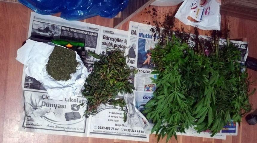 Korkuteli&rsquo;nde Uyuşturucu Operasyonu