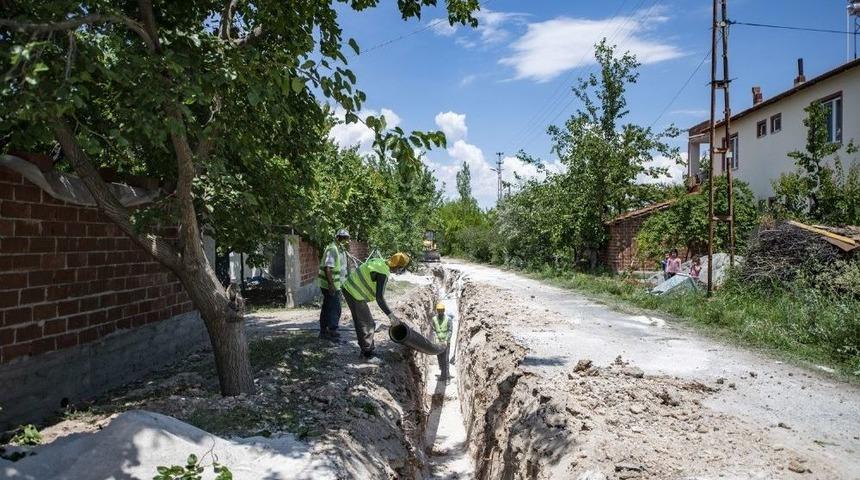 Maski Kanalizasyon Hattı Yenileme &Ccedil;alışmalarıan Devam Ediyor