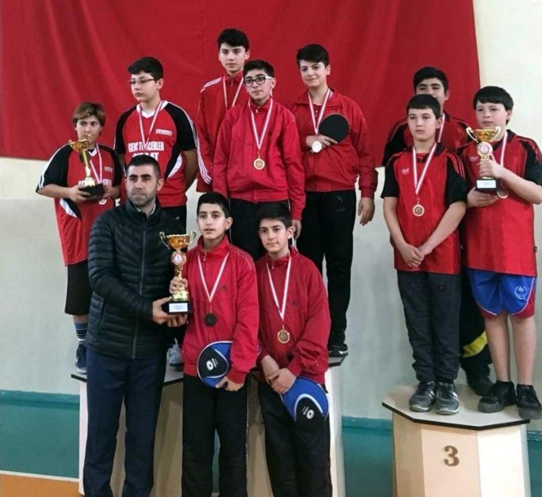 Yıldızlar Masa Tenisi İl Birinciliği M&uuml;sabakaları Sona Erdi