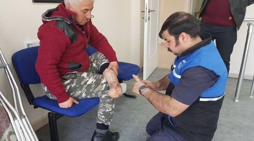 Ayağını Kaybeden Gazi 22 Yıl Sonra Yürüyebilecek