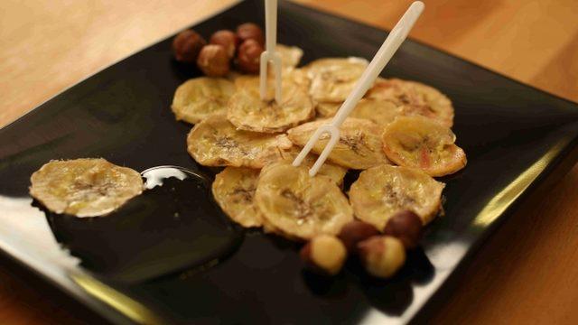 Fırınlanmış Muz Dilimleri