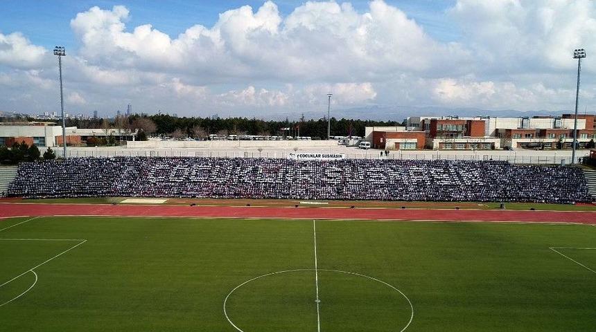 Ted Ankara Koleji&rsquo;nden &ldquo;&ccedil;ocuklar Susmasın&rdquo; Etkinliği