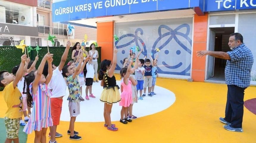 Kreş &Ouml;ğrencilerine Ahşap Oyuncak Eğitimi