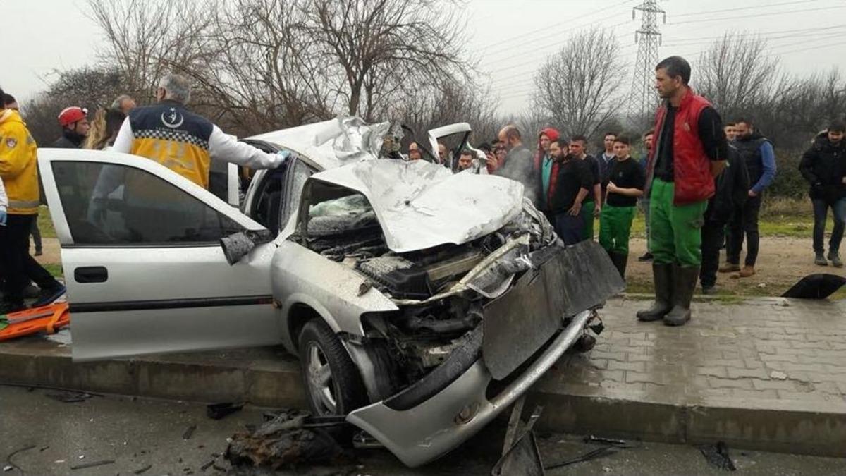 Denizli&rsquo;de Trafik Kazası: 1 &Ouml;l&uuml;