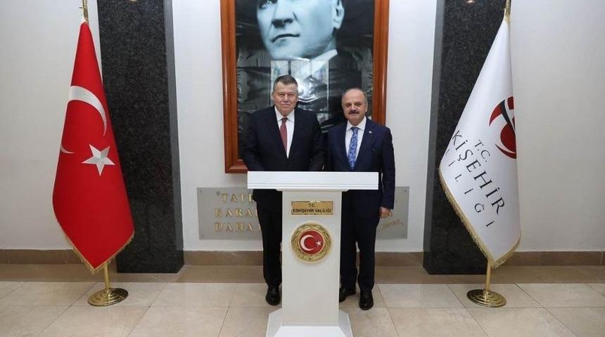 Yargıtay Başkanı Cirit&rsquo;ten Vali &Ccedil;akacak&rsquo;a Ziyaret