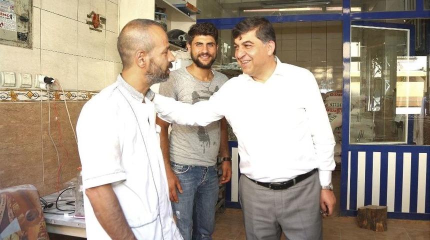 Başkan Fadıloğlu Esnafın Taleplerini Dinledi